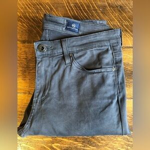 AG Adriano Goldschmied grey cigarette jeans
